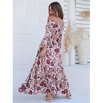 Ensemble bohème KATIA Jupe longue et Top court de la marque australienne JAASE