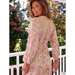 Robe longue marque JAASE Lindsay imprimé divine