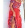 Robe longue JAASE modèle Sarita imprimé Sunset