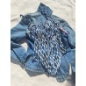 Maillot de bain LAGON BLEU 1P Nathalie imprimé Bali Navy
