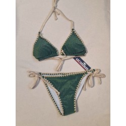 Maillot de bain LAGON BLEU 2 Pièces Léa Gold Vert
