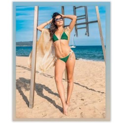 Maillot de bain LAGON BLEU 2 Pièces Léa Gold Vert