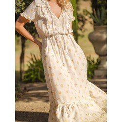 Robe longue JAASE Lemonade boheme champêtre