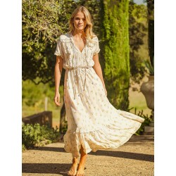 Robe longue JAASE Lemonade boheme champêtre