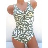 Maillot de bain LAGON BLEU 1P Britt St Trop Kaki Gold