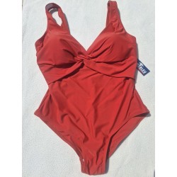 Maillot de bain LAGON BLEU 1P LAURIANNE Uni Terracotta