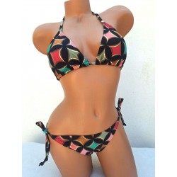 Maillot de bain LAGON BLEU 2P Léa version Emy Lombock Noir Gold