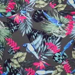 Maillot de bain LAGON BLEU 1P Virginia imprimé Perroquets