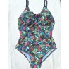 Maillot de bain LAGON BLEU 1P Virginia imprimé Perroquets