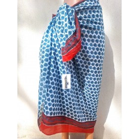 Paréo coton marque LAGON BLEU...