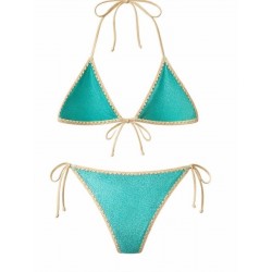 Maillot de bain LAGON BLEU 2P. LEA Gold Emeraude