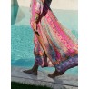 Robe longue marque JAASE modèle Tzinga imprimé Bohème
