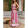 Robe longue marque JAASE modèle Sonya imprimé Bohème