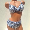Maillot de bain LAGON BLEU 2P Laura imprimé Ramatuelle Marine