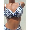 Maillot de bain LAGON BLEU 2P Laura imprimé Ramatuelle Marine