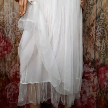 Jupon ou Jupe MARIE en Tulle doublé