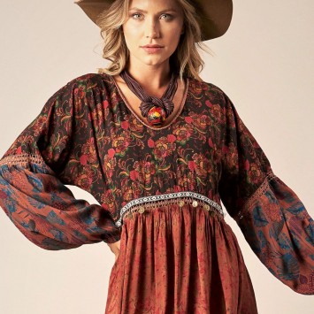 Robe MIKAELA imprimés YACAMIM