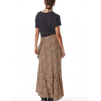 Jupe Wrap Léoparda marque YACAMIM
