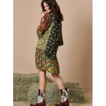 Robe courte LYSA patchwork YACAMIM